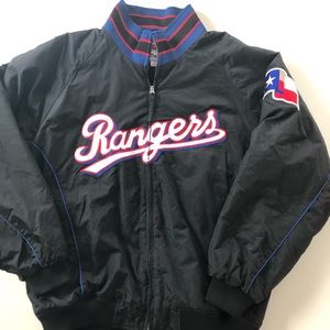Texas Rangers Majestic Insulated Bullpen Jacket